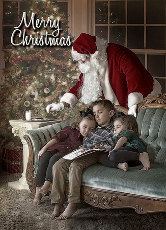 Twas the Night before Christmas - Santa