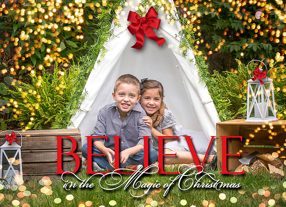 TeePee Christmas Green