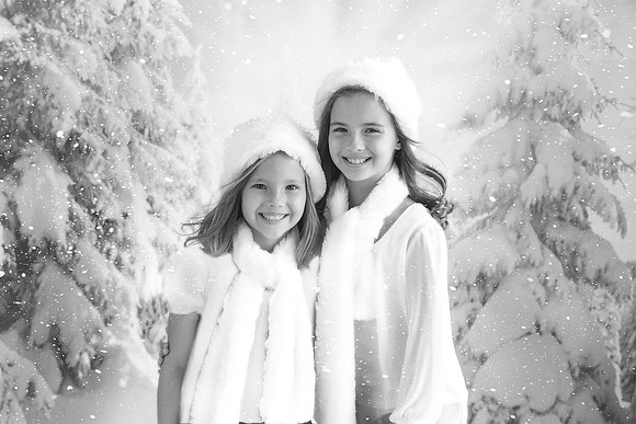 let it snow bw